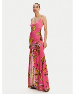 Versace Jeans Couture Sommerkleid 78Hao900 Regular Fit - Rot