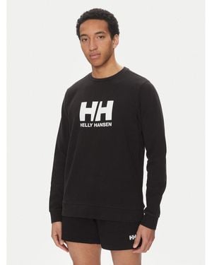 Helly Hansen Sweatshirt Logo Crew 30395 Regular Fit - Schwarz