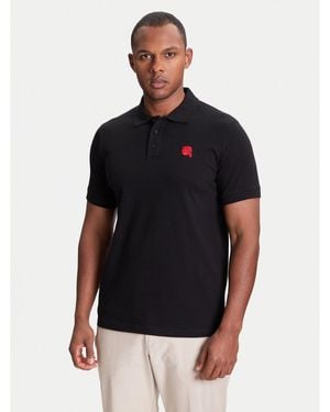 Karl Lagerfeld Poloshirt 745022 553231 Regular Fit - Schwarz