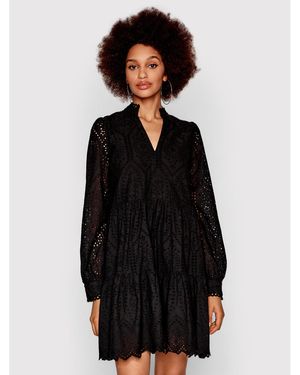 Y.A.S Kleid Für Den Alltag Holi 26027162 Relaxed Fit - Schwarz
