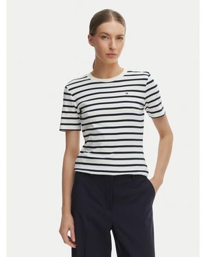 Tommy Hilfiger T-Shirt New Cody Ww0Ww40587 Slim Fit - Weiß