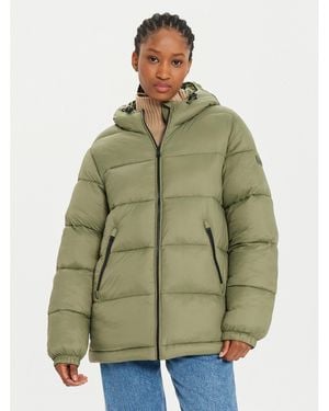 Napapijri Winterjacke A-Box Logo Np0A4Hz2 Regular Fit - Grün