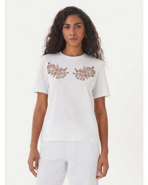 Fracomina T-Shirt Fs26St3001J401E5 Regular Fit - Weiß