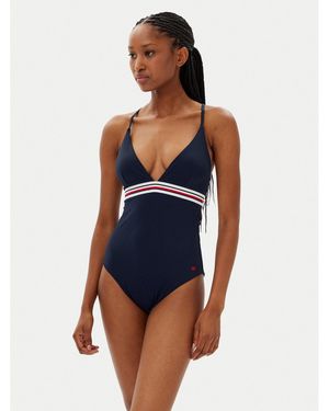 Tommy Hilfiger Badeanzug Uw0Uw05847 - Blau