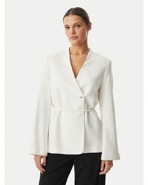 Calvin Klein Sakko Lv044F408G Regular Fit - Weiß