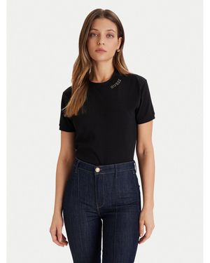 Guess T-Shirt V5Bi12 K8Fq4 Regular Fit - Schwarz