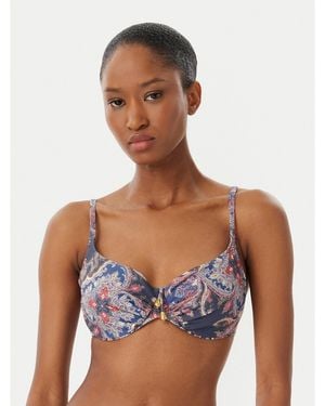 Selmark Bikini-Oberteil Bo911 - Blau
