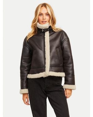 JJXX Jacke Aus Kunstleder Yolanda 12259326 Regular Fit - Schwarz
