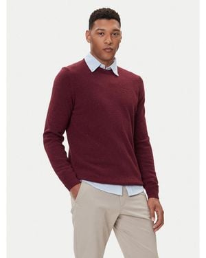Barbour Pullover Essential Tisbury Mkn0844Re56 Regular Fit - Rot