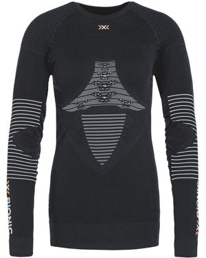 X Bionic Thermoaktive Unterwäsche Oberteil Energizer 4.0 Ngyt06W19W Slim Fit - Schwarz