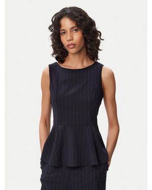 French Connection Bluse Alia 729F3 Slim Fit - Blau