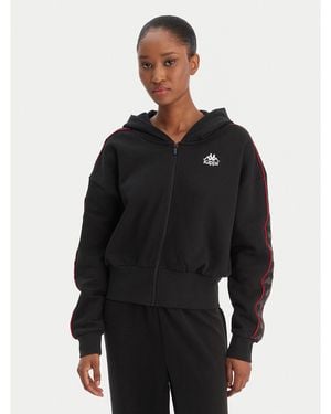 Kappa Sweatshirt Banda Clarise 32261Bw Regular Fit - Schwarz