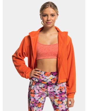 Roxy Fleecejacke Wow Zip Up Jkt Plfl Erjpf03141 Regular Fit - Rot