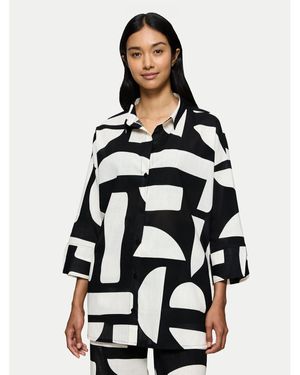 Triumph Hemd Summer 10222569 Oversize - Schwarz