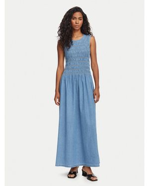 Vero Moda Jeanskleid Nerina 10346564 Regular Fit - Blau