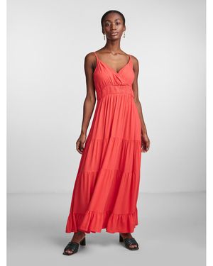 Y.A.S Kleid Für Den Alltag 26026350 Regular Fit - Rot