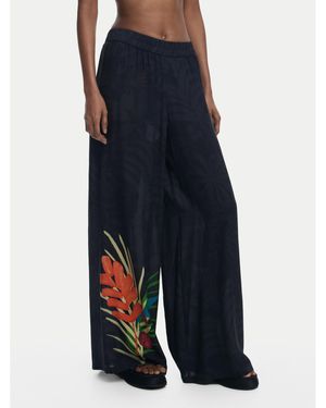 Desigual Palazzohose 25Swmw02 Wide Leg - Blau