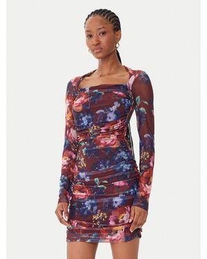 Guess Coctailkleid W5Bk65 Kczc2 Slim Fit - Rot
