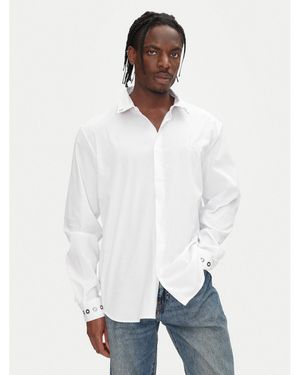 Just Cavalli Hemd 78Oal2A0 Relaxed Fit - Weiß