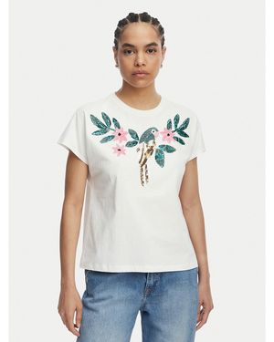 Lola Casademunt T-Shirt Ms2615004 Regular Fit - Weiß