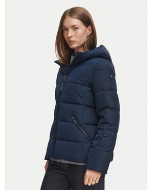Tommy Hilfiger Daunenjacke Ww0Ww51521 Regular Fit - Blau