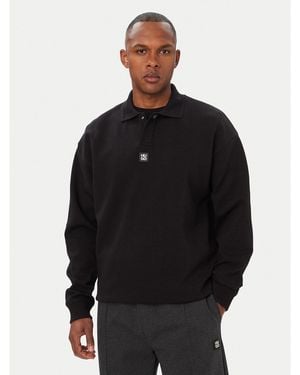 HUGO Sweatshirt Dabins 50563051 Oversize - Schwarz