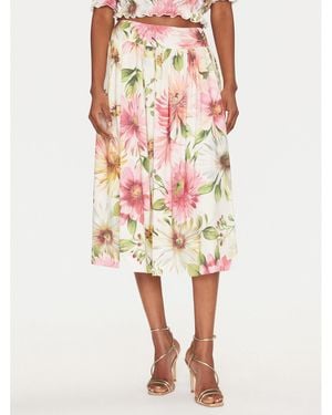 Guess Faltenrock W5Gd64 Wh4S2 Regular Fit - Pink