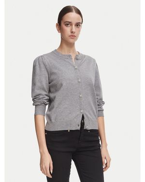 Morgan Strickjacke 262-Mknot Regular Fit - Grau