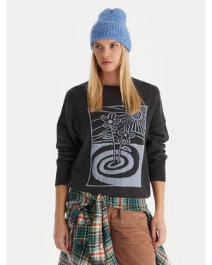 Quiksilver Pullover Barnwell Eqwsw03026 Regular Fit - Schwarz