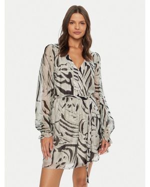Guess Kleid Für Den Alltag Marcelle W4Bk41 We550 Regular Fit - Grau