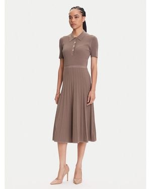 MICHAEL Michael Kors Strickkleid Mt5834F33D Regular Fit - Braun