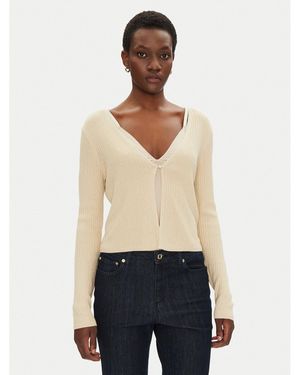 Morgan Strickjacke 241-Mirzi Regular Fit - Natur