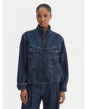 G-Star Jeansjacke Rib Trucker D28586-D536 Regular Fit - Blau