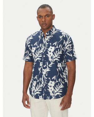Tommy Hilfiger Hemd Tropical Mw0Mw38586 Regular Fit - Blau
