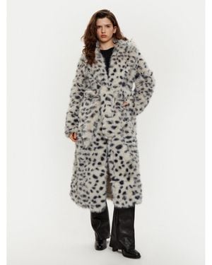 Bardot Pelzmantel 59775Jb Regular Fit - Grau