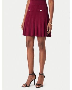 Guess Minirock W6Yd21 Z0971 Regular Fit - Rot