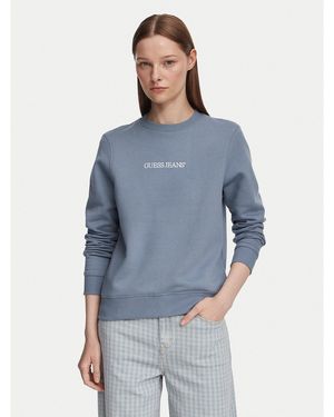 Guess Sweatshirt W4Yq10 Kc811 Regular Fit - Blau