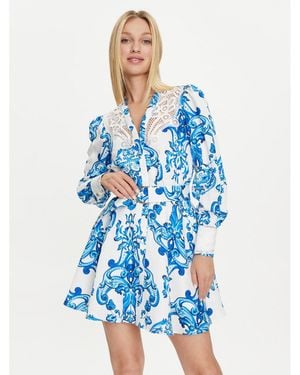 MARCIANO BY GUESS Hemdkleid Micol 4Ggk24 9708Z Regular Fit - Blau