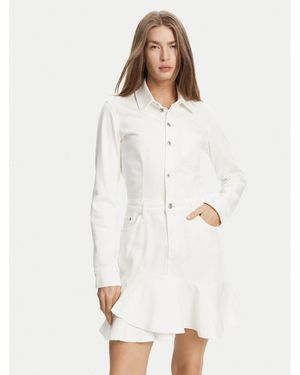 KARL LAGERFELD Jeanskleid A2W13046 Regular Fit - Weiß