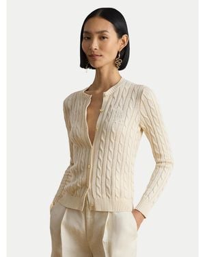 Ralph Lauren Strickjacke 200P14040001 Regular Fit - Natur