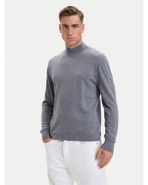 Calvin Klein Rollkragenpullover Lv04Le309G Regular Fit - Blau