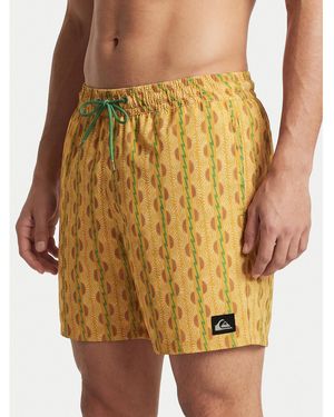 Quiksilver Badeshorts Stretch Printed Volley 16 Eqyjv04217 Regular Fit - Gelb