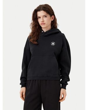 Converse Sweatshirt 10027065-A03 Oversize - Schwarz