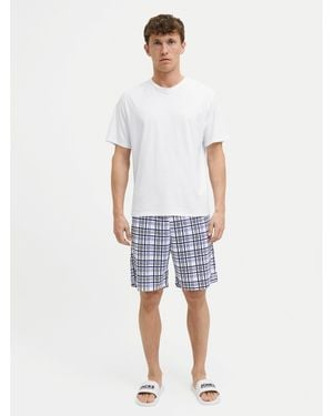Jack & Jones Pyjama Max 12277165 Standard Fit - Weiß