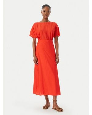 Lola Casademunt Kleid Für Den Alltag Ms2616020 Regular Fit - Rot