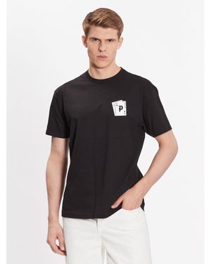 Primitive Skateboarding T-Shirt Double Down Papsp2306 Regular Fit - Schwarz