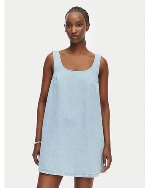 Roxy Jeanskleid Beach Flow Erjdd03007 Regular Fit - Blau