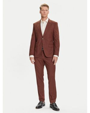 BOSS Anzug H-Huge 50546080 Slim Fit - Rot