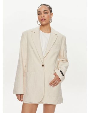Herskind Sakko Leo 5108994 Écru Regular Fit - Weiß
