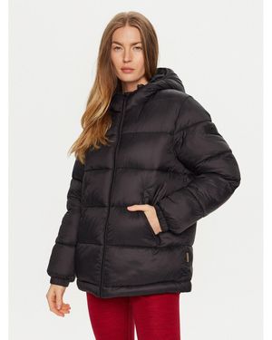 Napapijri Winterjacke A-Box Logo Np0A4Hz2 Regular Fit - Schwarz
